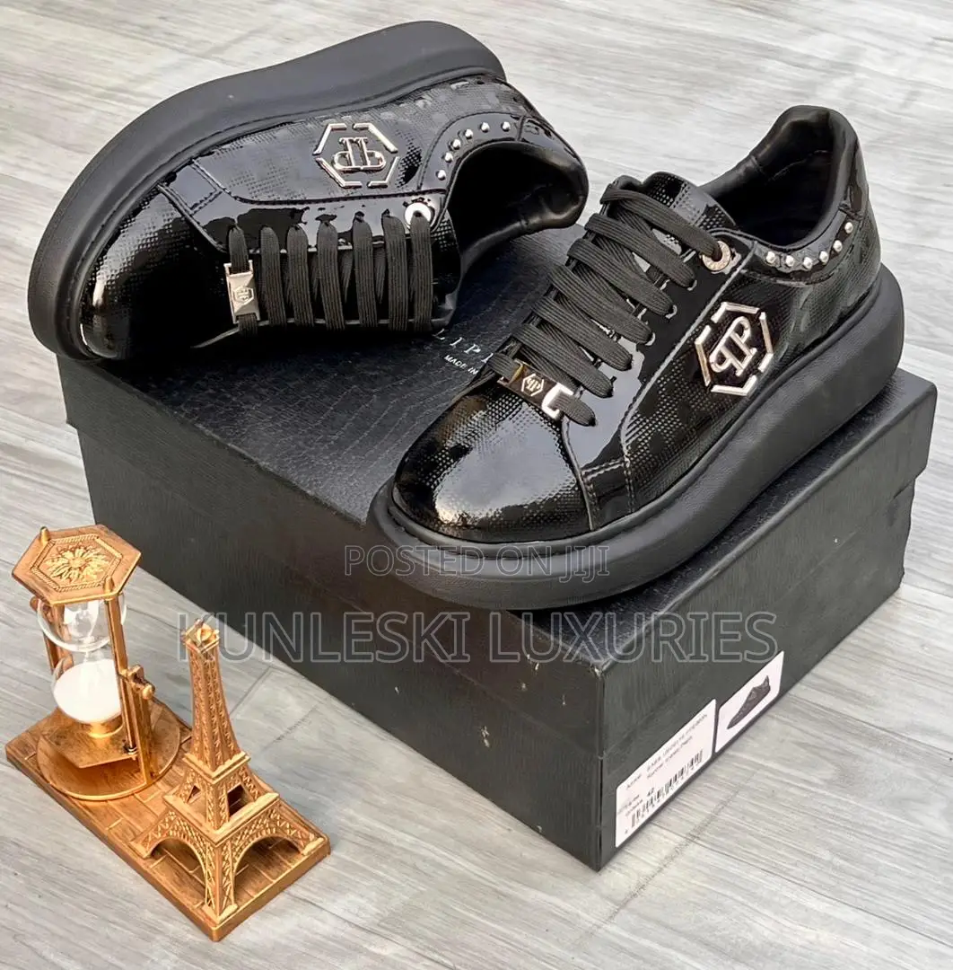 Original Philipp Plein Leather Sneakers