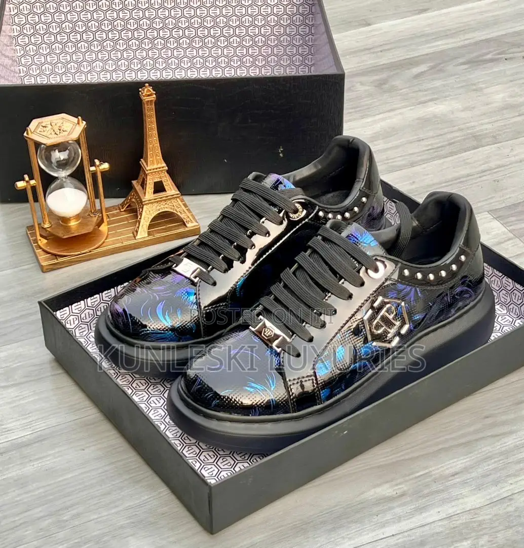 Original Philipp Plein Leather Sneakers