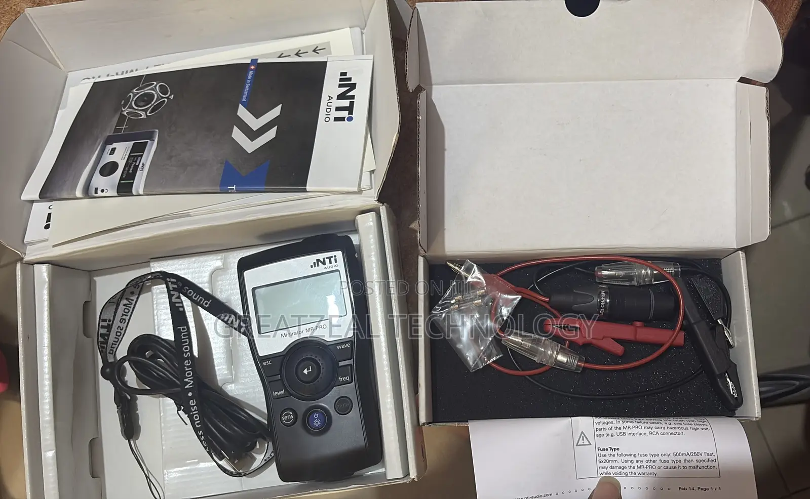 Nti Audio Minirator Mr-Pro Analog Audio Signal Generator