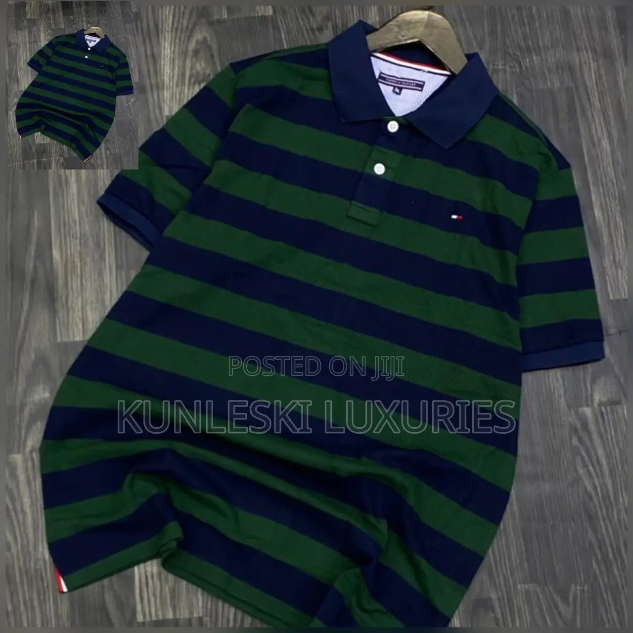 Original Tommy Hilfiger Strip Collar Neck
