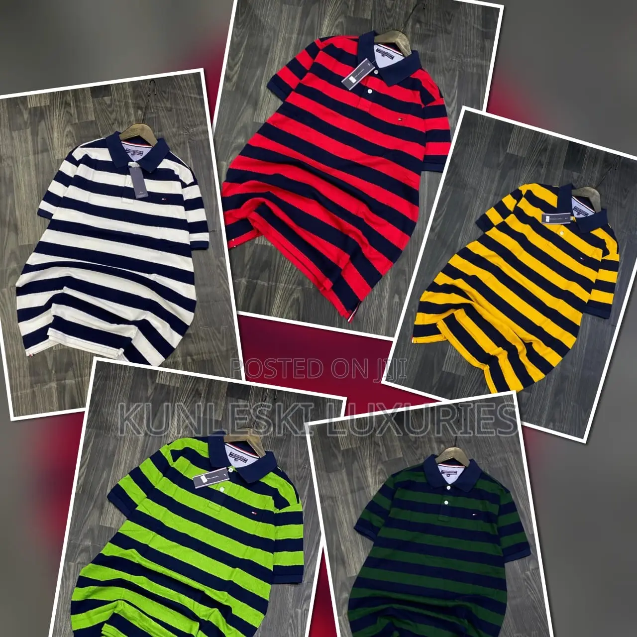 Original Tommy Hilfiger Strip Collar Neck