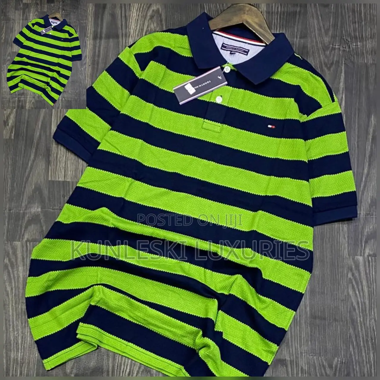 Original Tommy Hilfiger Strip Collar Neck