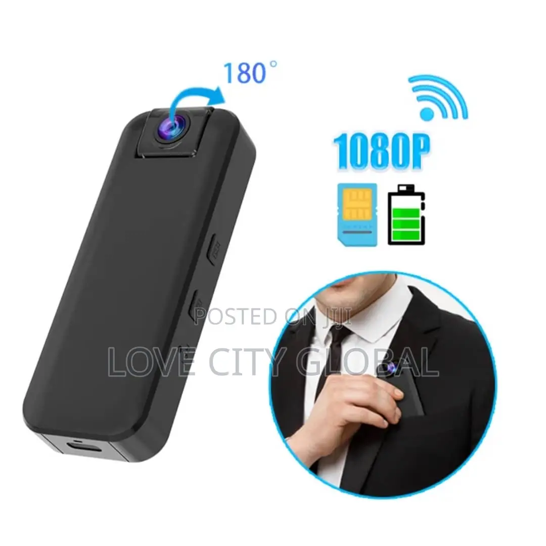 Mini Smart Clip-on Wifi Cb77w Camera Body Cam Night Vision Mobile App