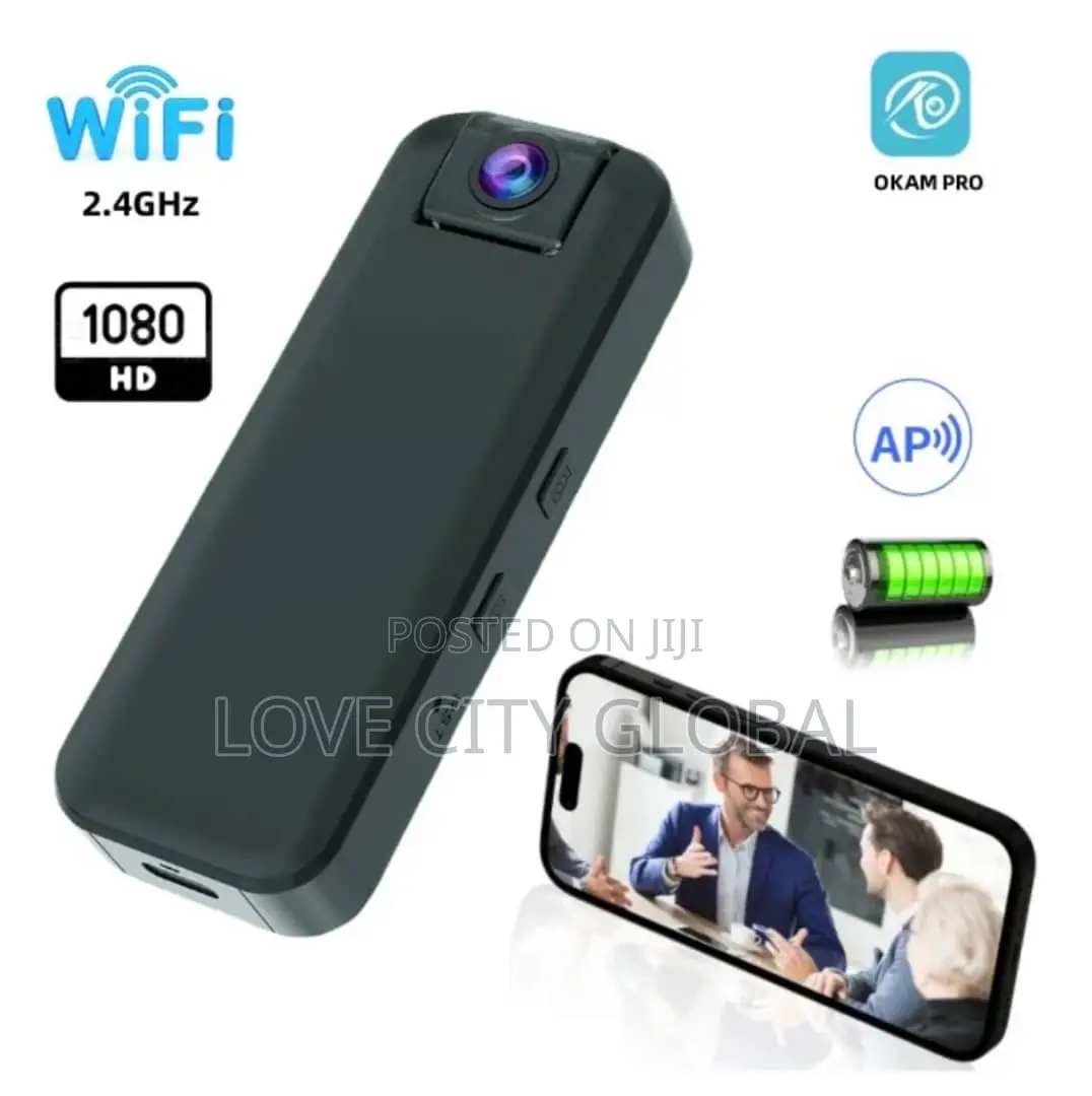 Mini Smart Clip-on Wifi Cb77w Camera Body Cam Night Vision Mobile App