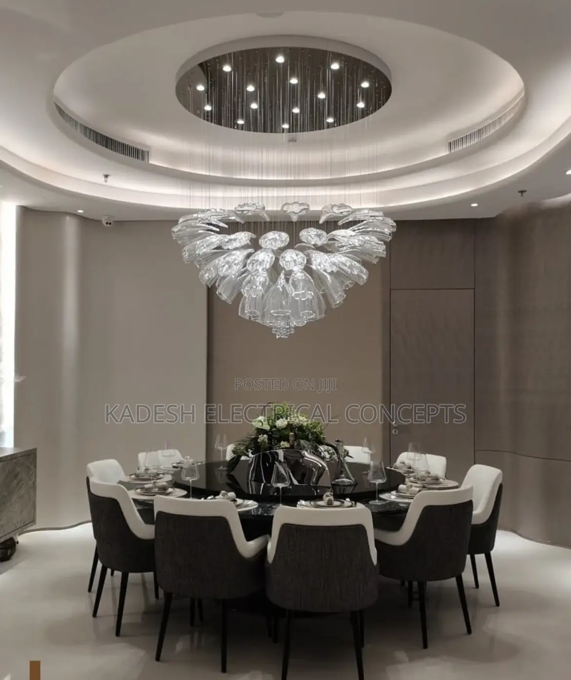 Modern Luxury Crystal Led Chandelier Living Room Restaurant Hotel