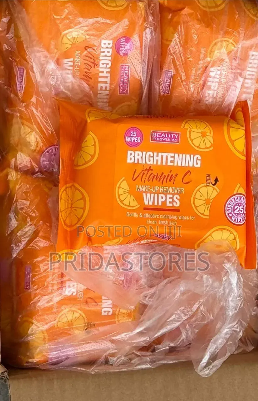 Beauty Formulas Brightening Vitamin C Make-Up Remover Wipes