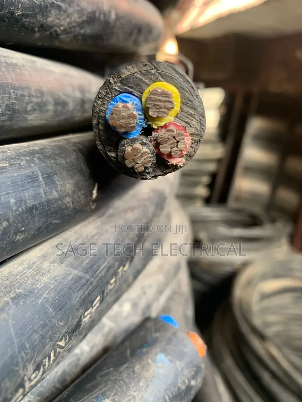 16mm 4core PVC PVC Armoured Cable