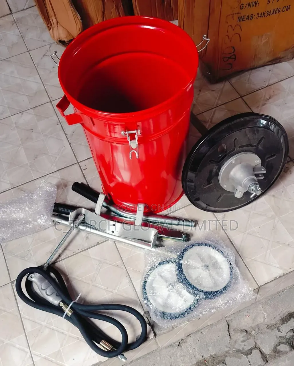Portable Foot-Operated or Manual Bucket Grease Pump