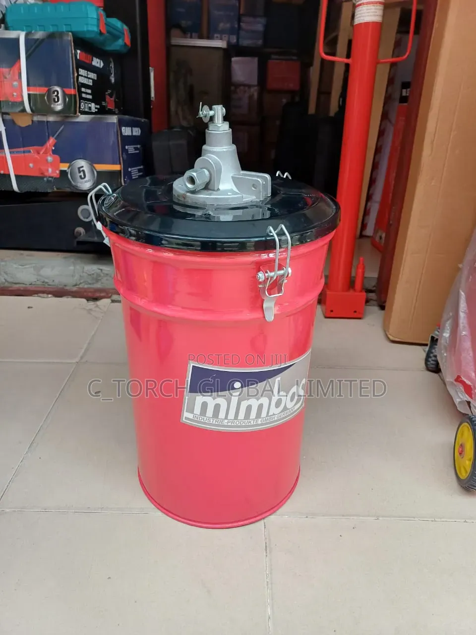 Portable Foot-Operated or Manual Bucket Grease Pump