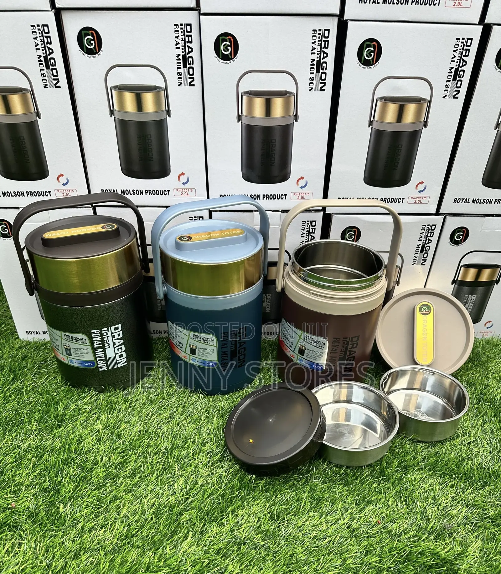 2.0l Dragon Food Flask