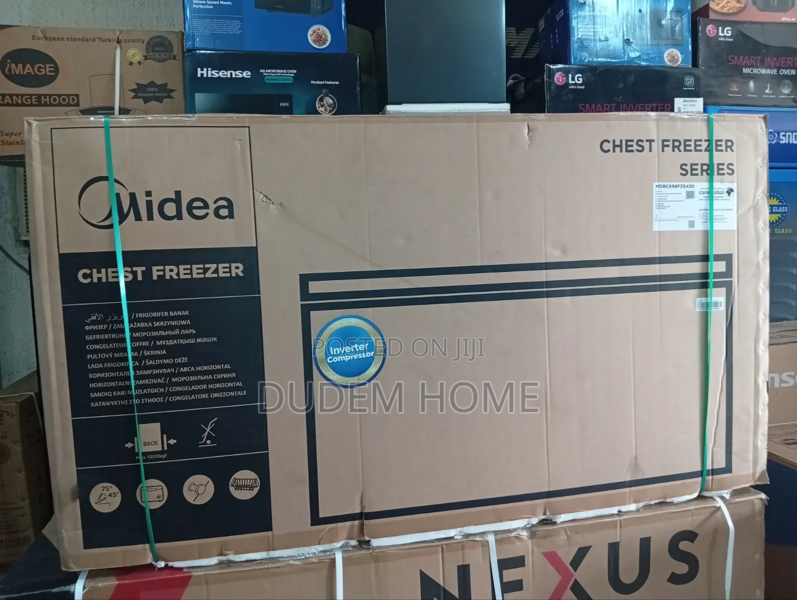 Midea Inverter Compressor Chest Freezer 6fit