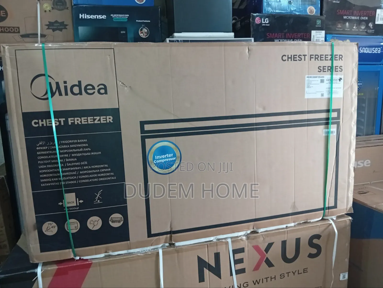 Midea Inverter Compressor Chest Freezer 6fit