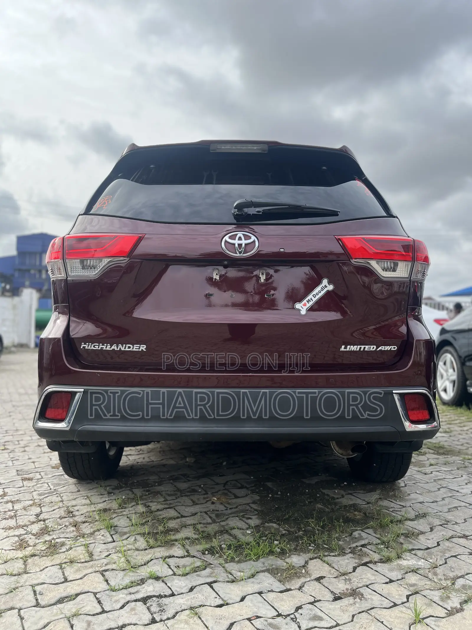 Toyota Highlander Limited Platinum 2019 Burgundy