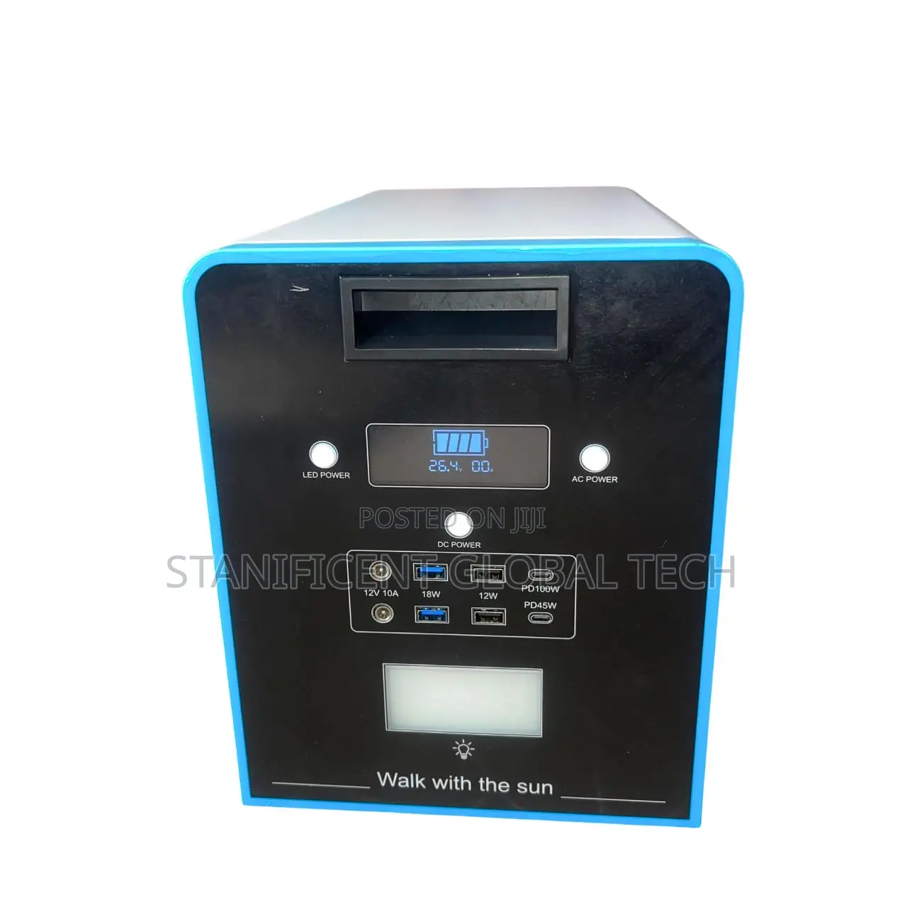 Cworth Energy 1200watts Portable Solar Generator - 60ah 1.5kwh Battery