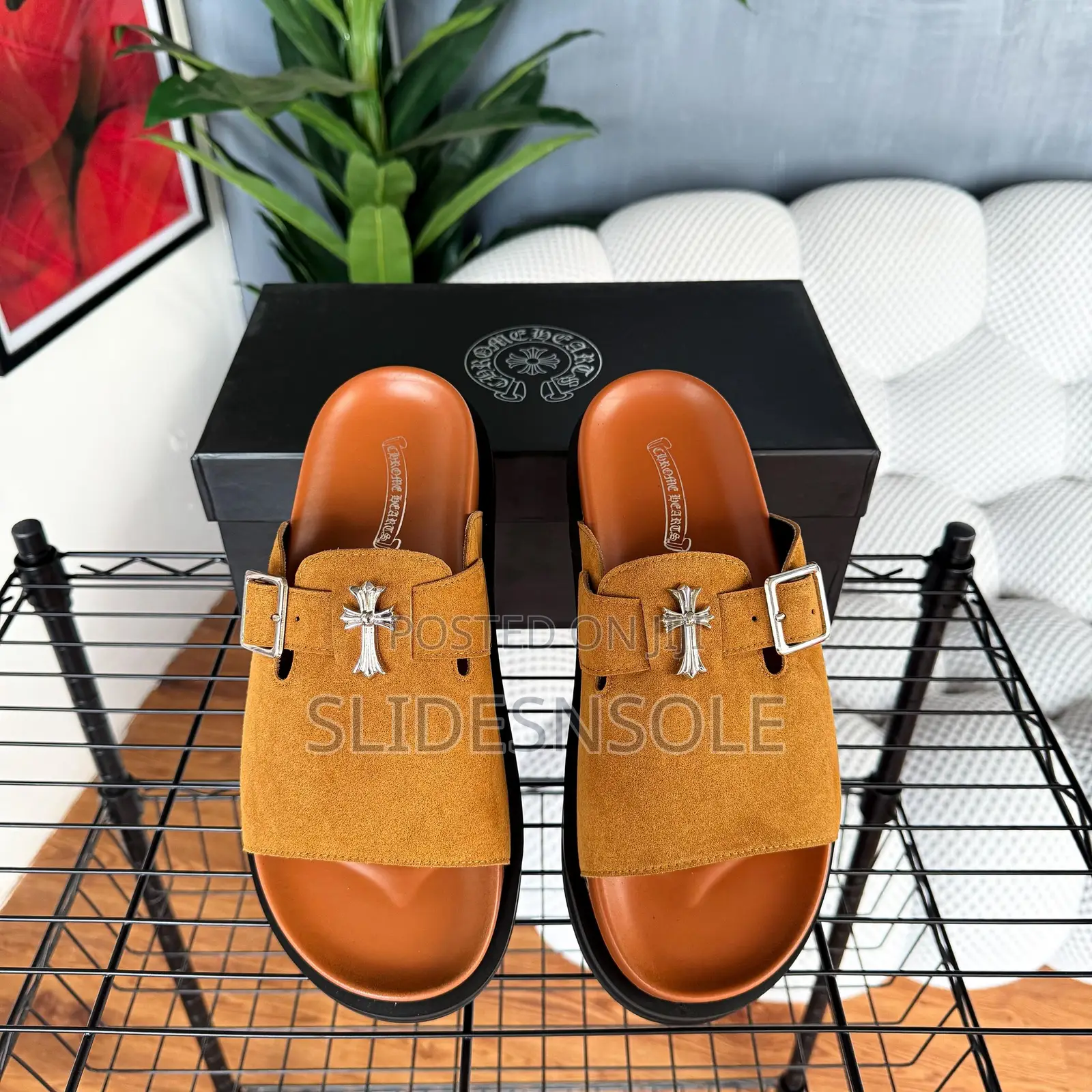 Chrome Hearts Buckle Slides