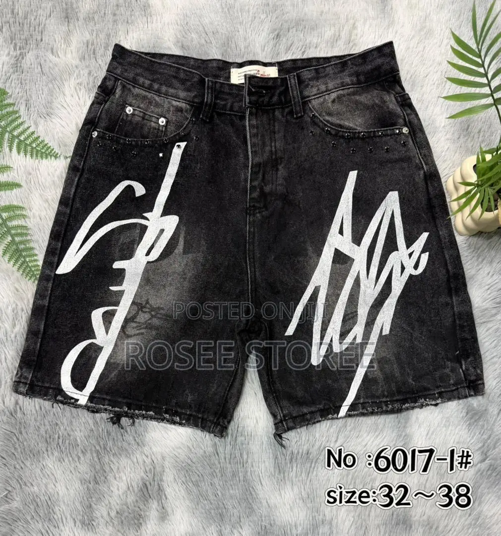 Men Jeans Baggy Shorts