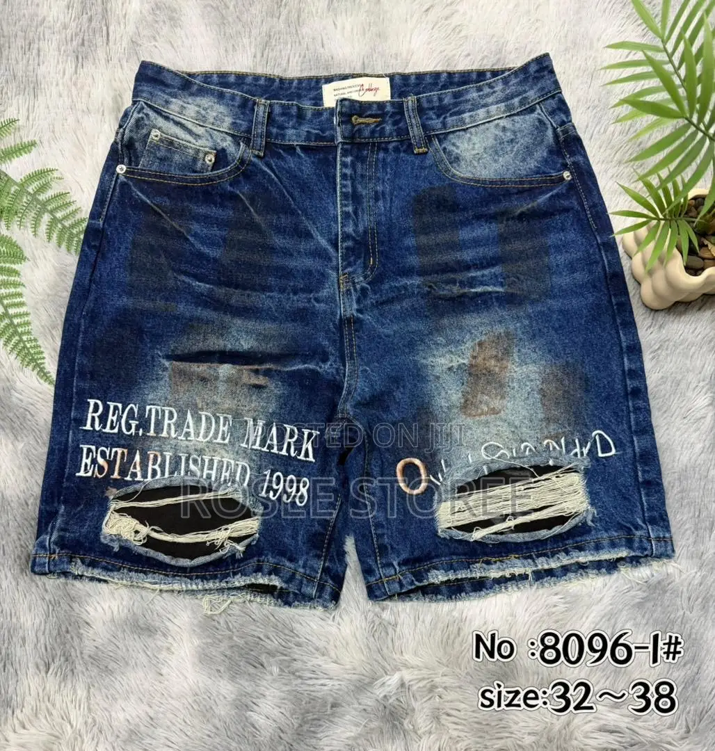 Men Jeans Baggy Shorts