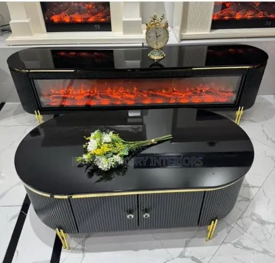 Turkish Tv Stand Set With Center Table Furniture