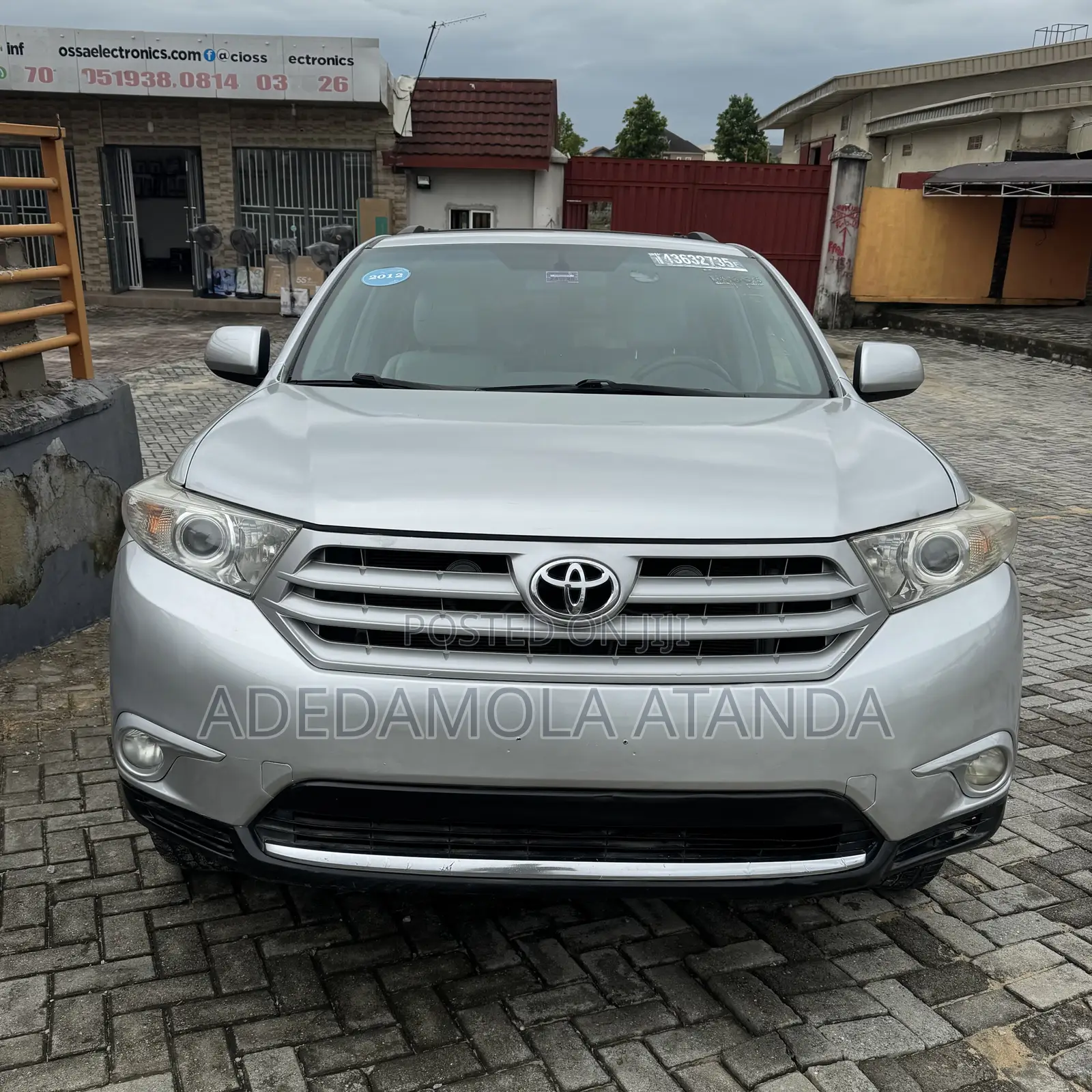 Toyota Highlander 2012 Silver