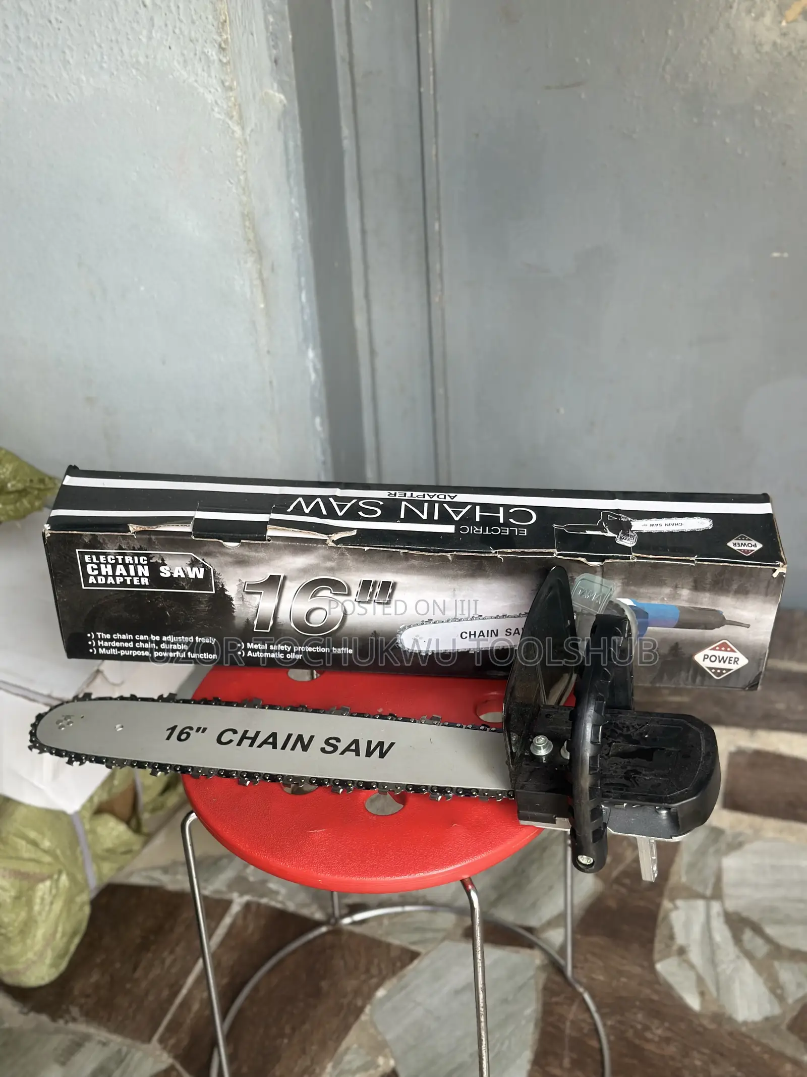 16” Angle Grinder Chainsaw Converter | Electric Chain Saw Adapter