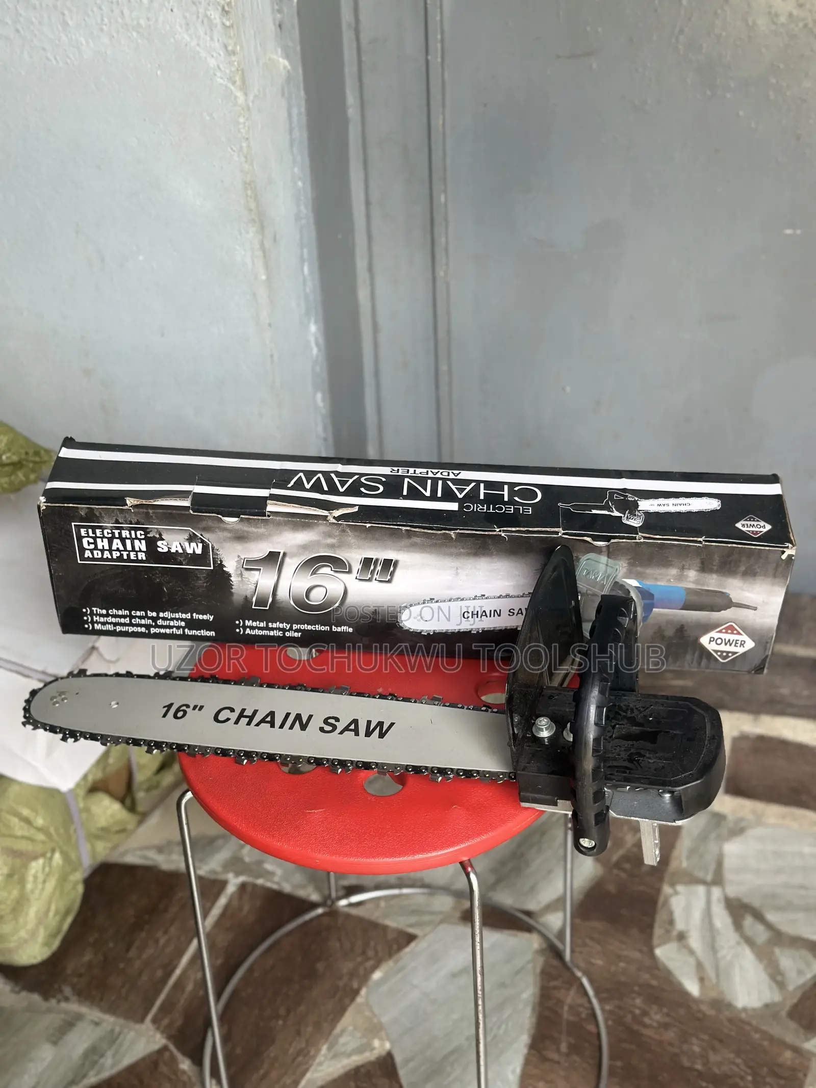 16” Angle Grinder Chainsaw Converter | Electric Chain Saw Adapter