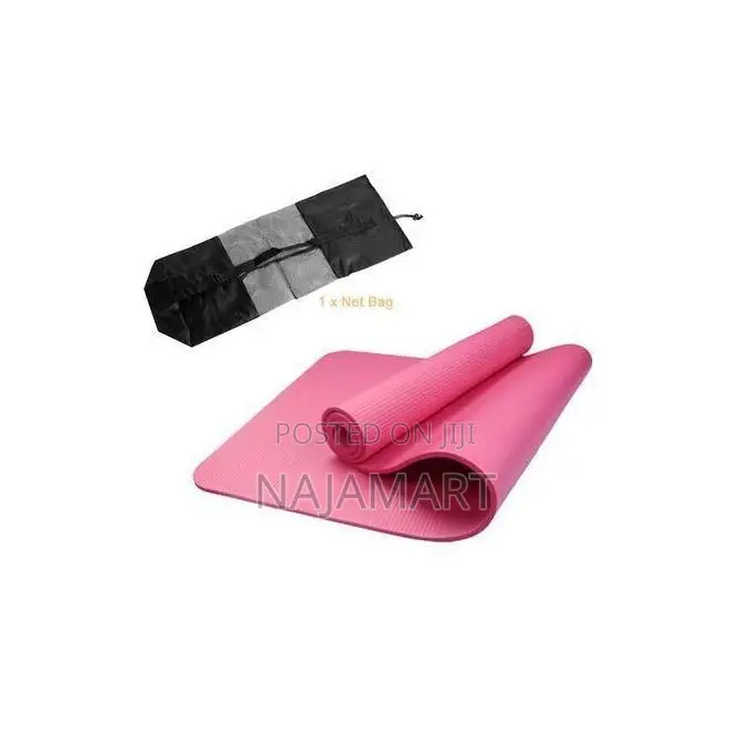 Extra Thick High Density Anti-Tear Exercise Yoga Mat Pink