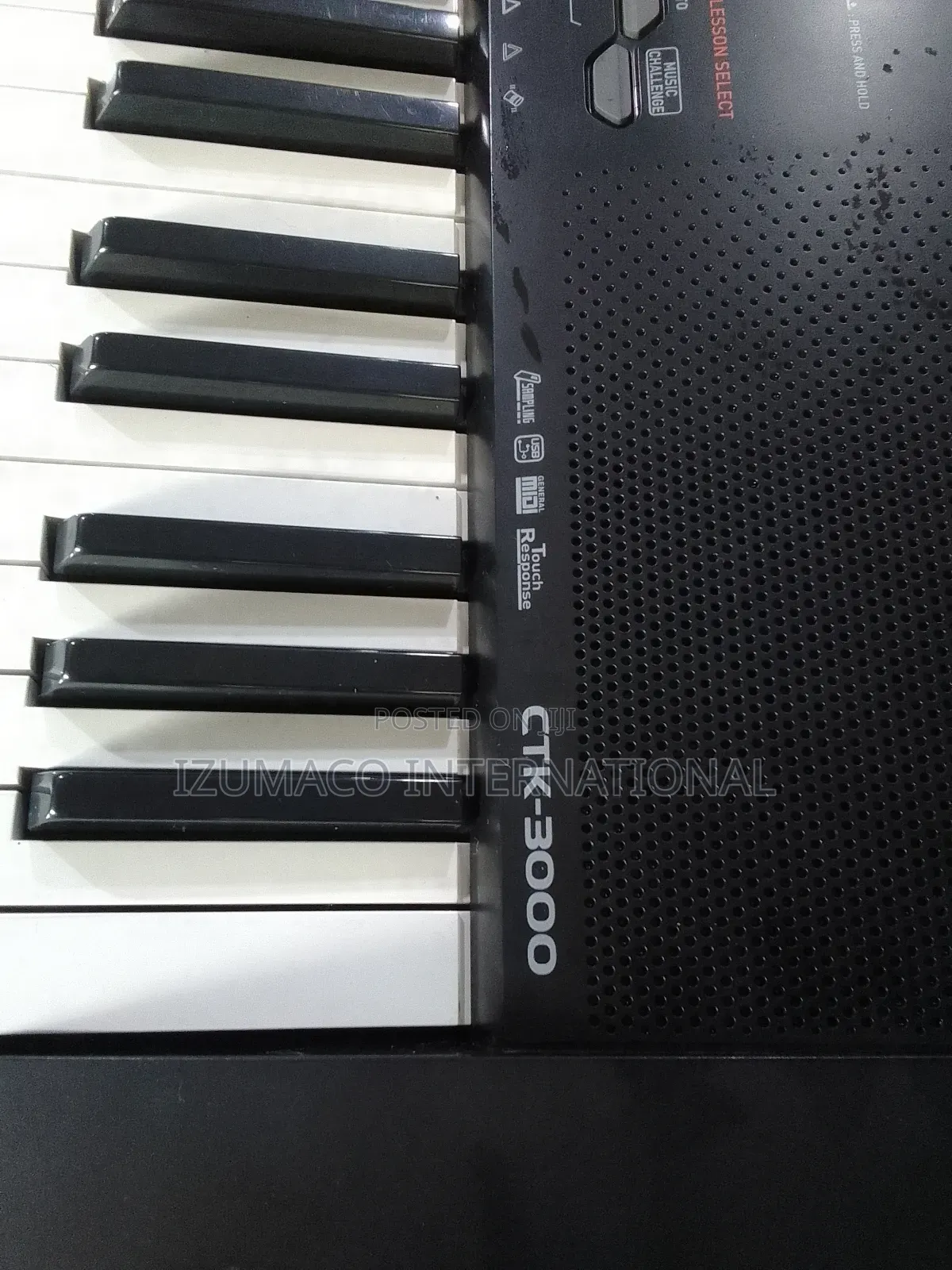 Uk Used Casio CTK-3000 Keyboard With Pitch Bend