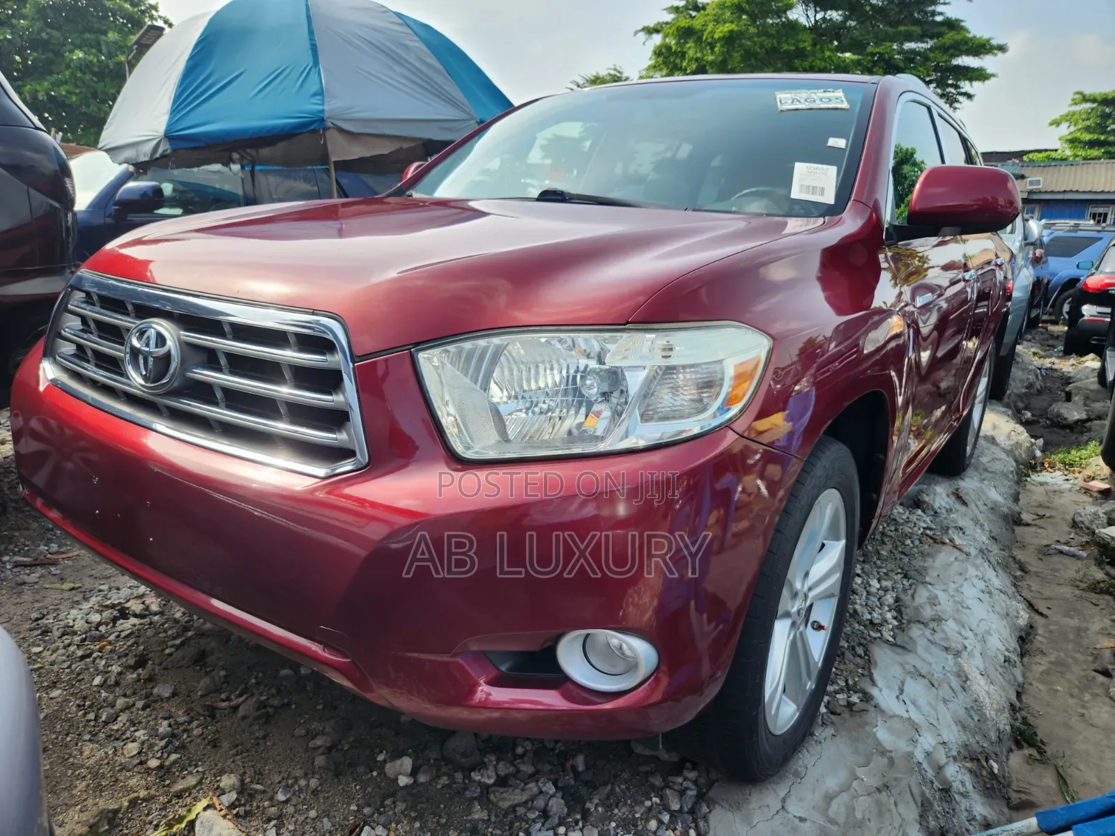 Toyota Highlander Limited 2010 Red