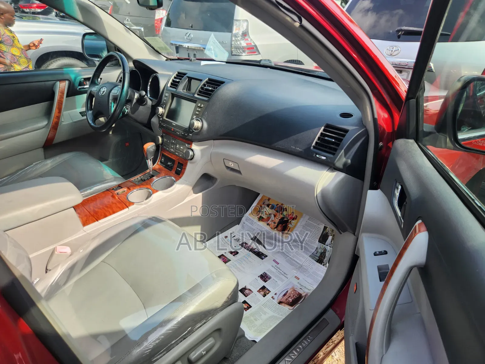 Toyota Highlander Limited 2010 Red