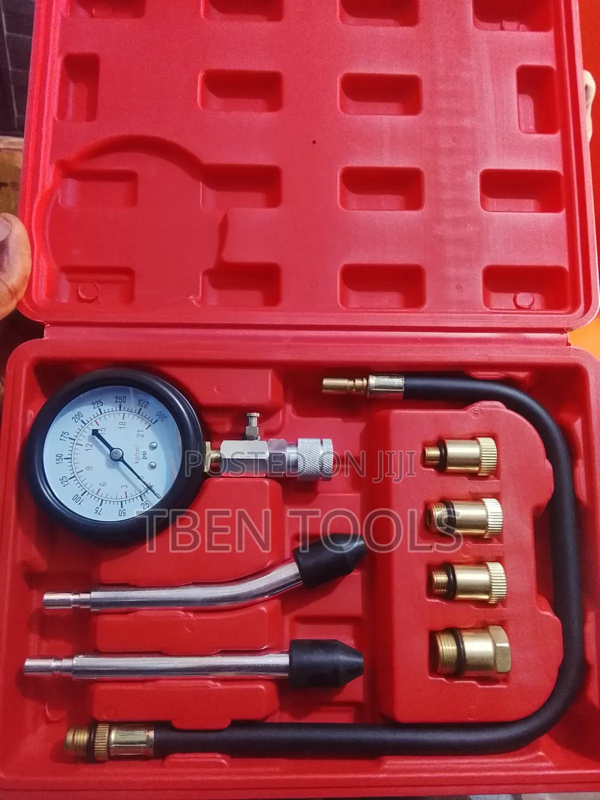 Generic 8-Piece Petrol Engine Compression Tester Kit