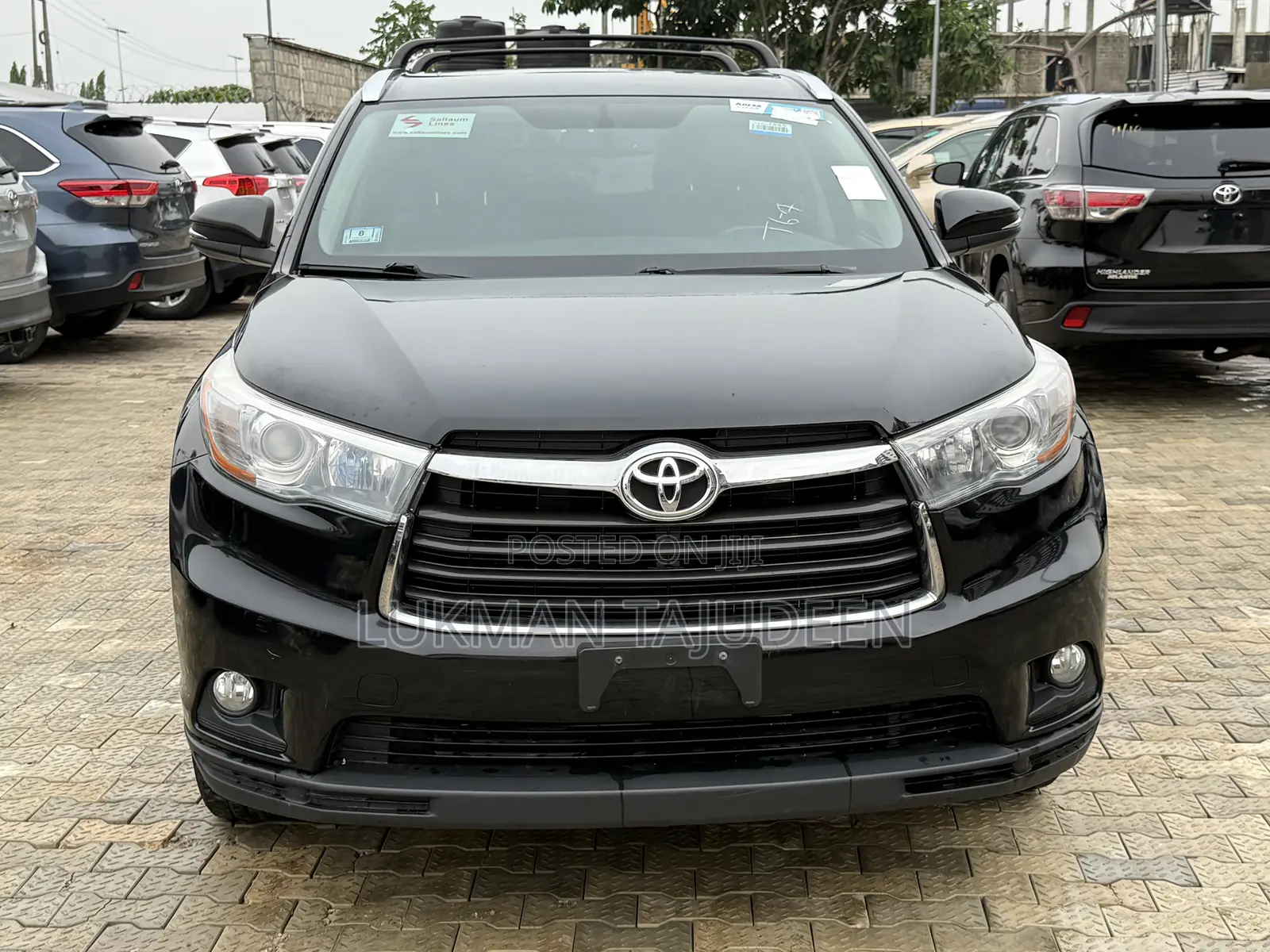 Toyota Highlander XLE 4dr SUV AWD (3.5L 6cyl 6A) 2015 Black