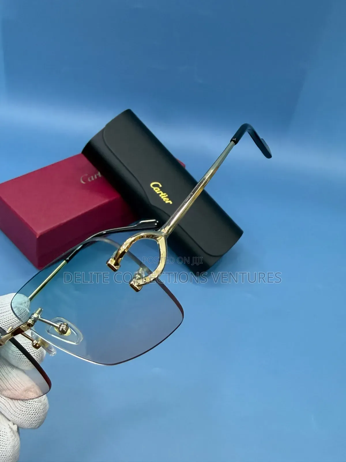 22brand Original New Cartier Rimless Eyewear