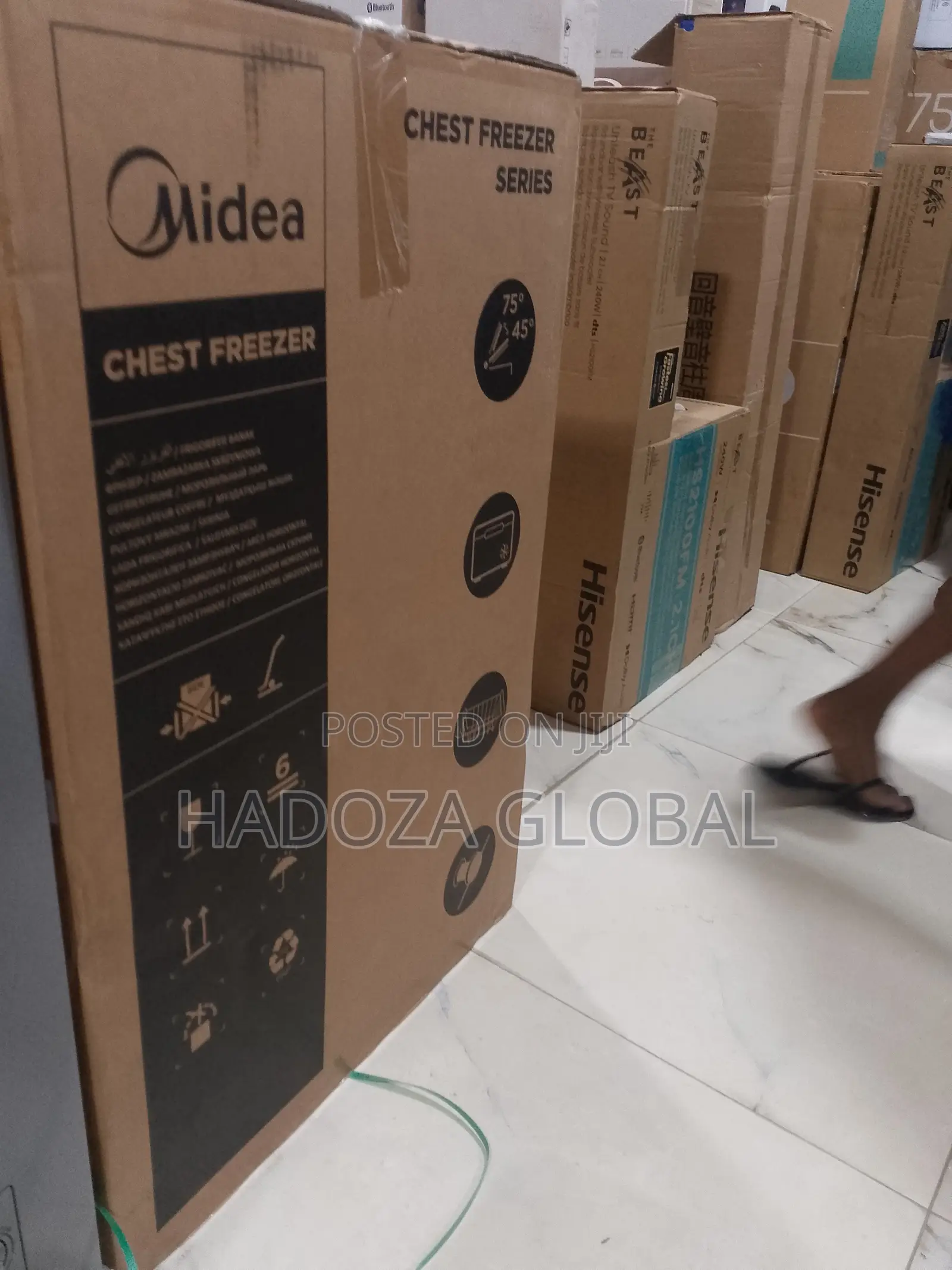 Midea 143l Chest Freezer – Perfect for Shops, Homes Restaurants
