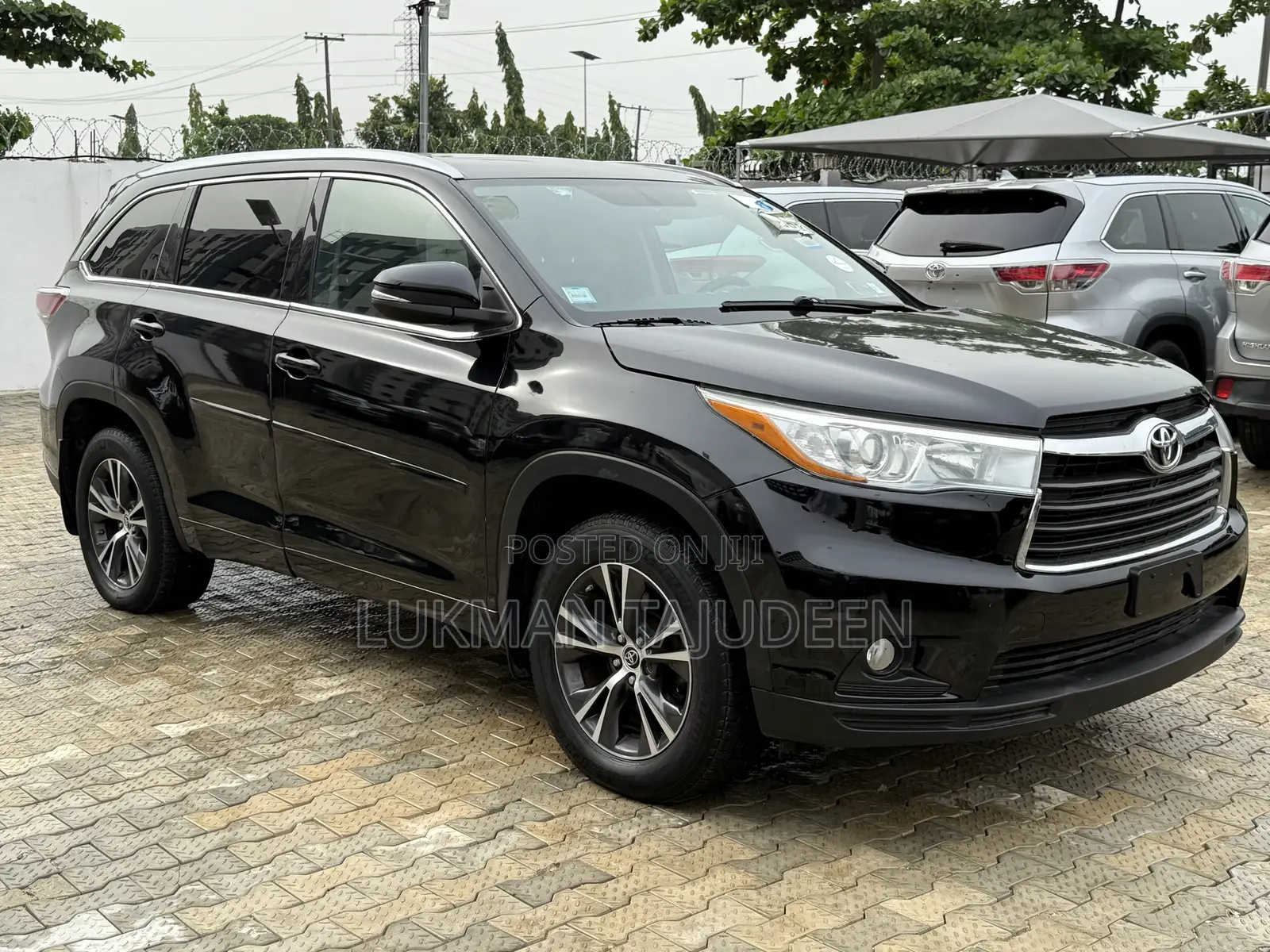 Toyota Highlander XLE V6 4x4 (3.5L 6cyl 6A) 2016 Black