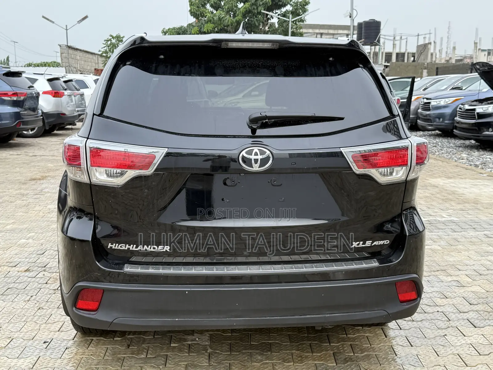 Toyota Highlander XLE V6 4x4 (3.5L 6cyl 6A) 2016 Black
