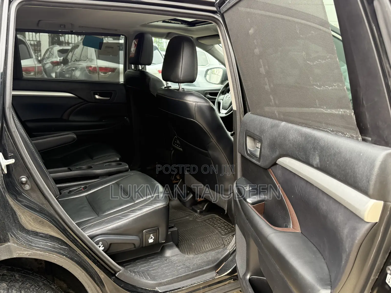 Toyota Highlander XLE V6 4x4 (3.5L 6cyl 6A) 2016 Black