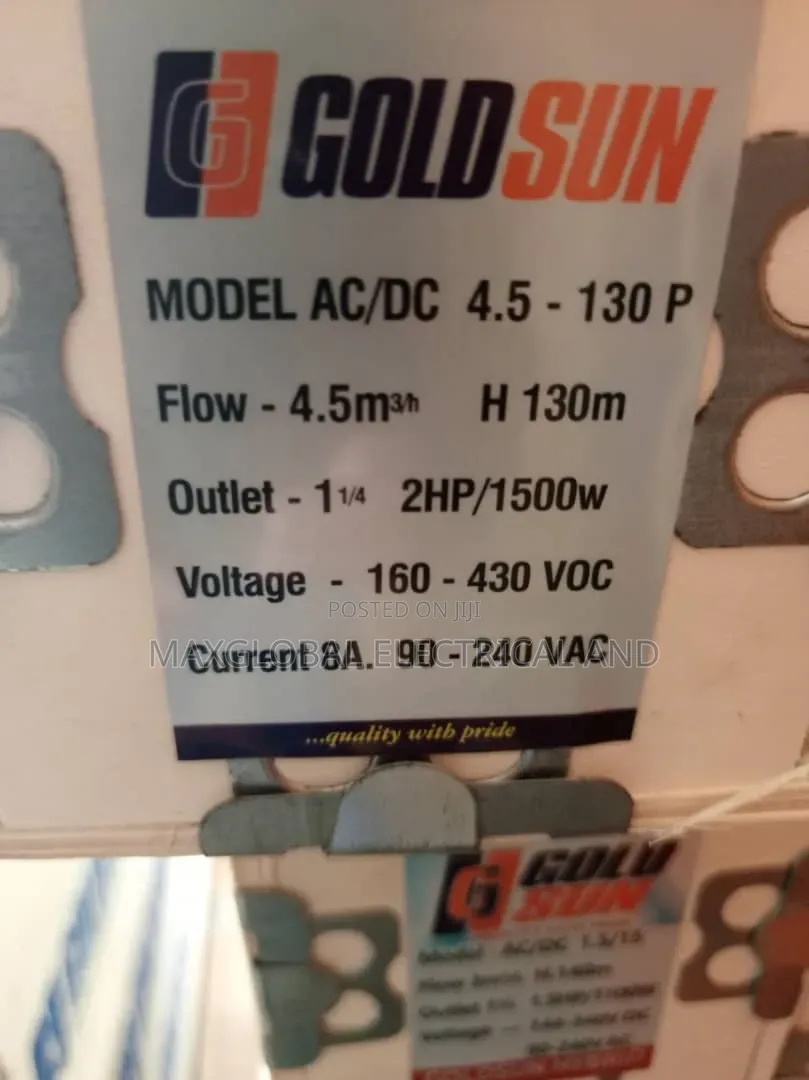 Gold Sun 2hp Water Pump