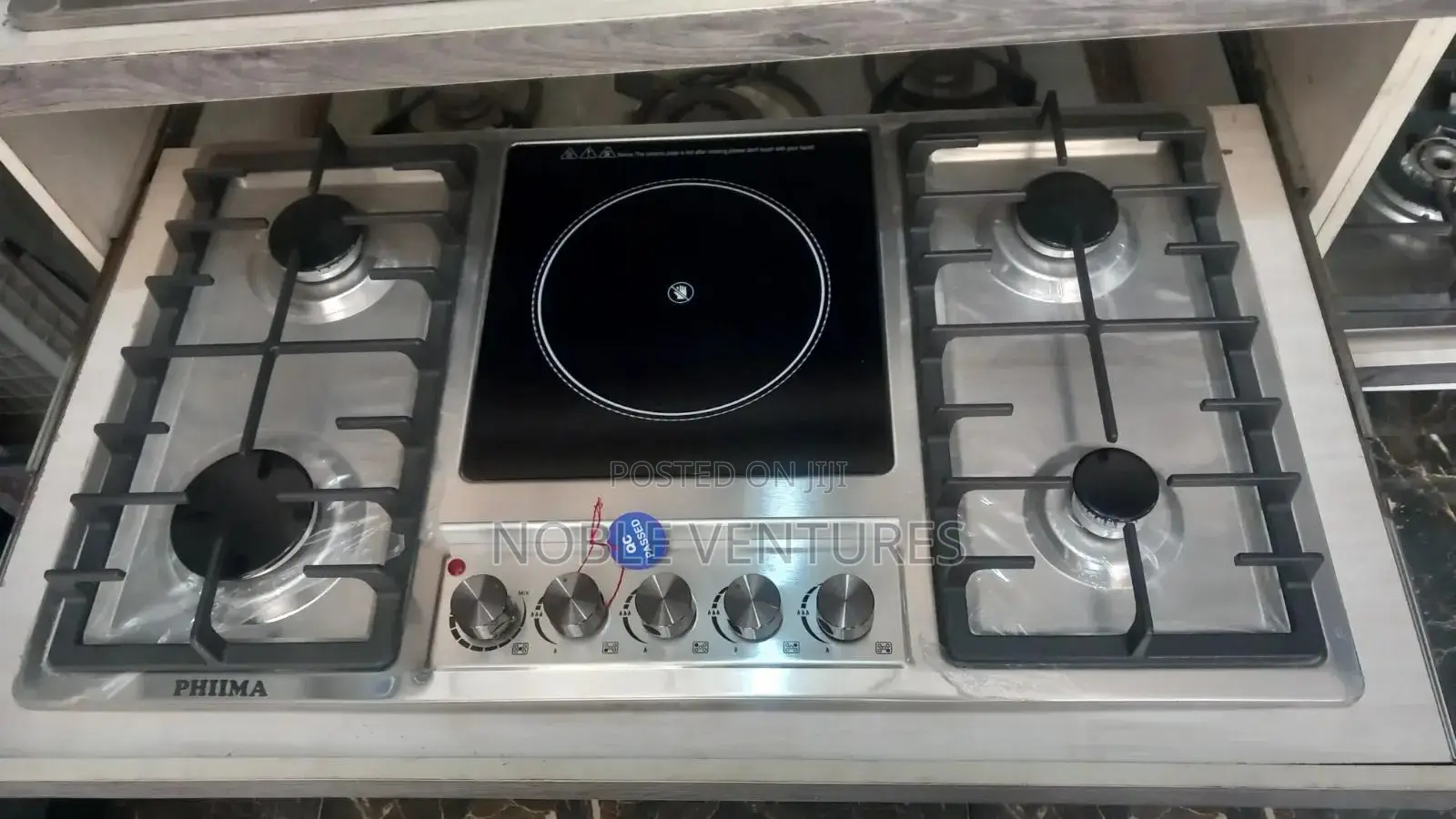 Original Phiima Built-in Electric and Gas Cooker 90cm