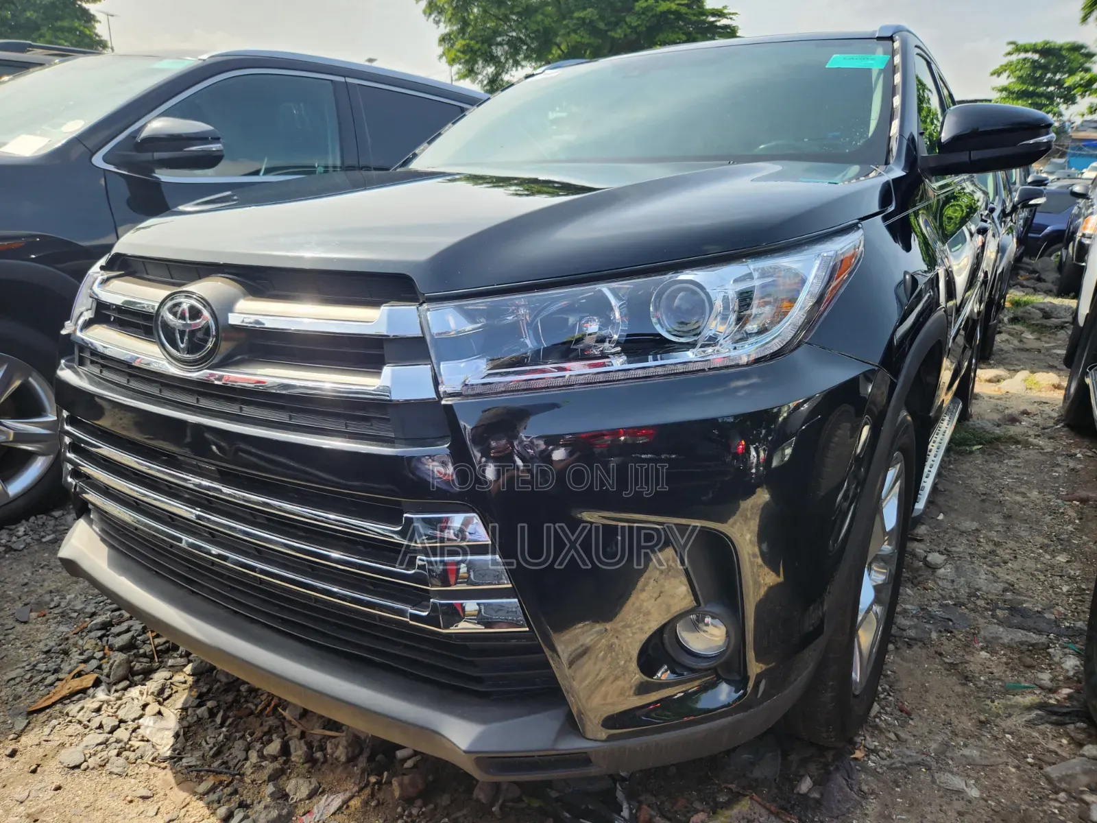 Toyota Highlander Limited Platinum 4x2 V6 (3.5L 6cyl 8A) 2017 Black