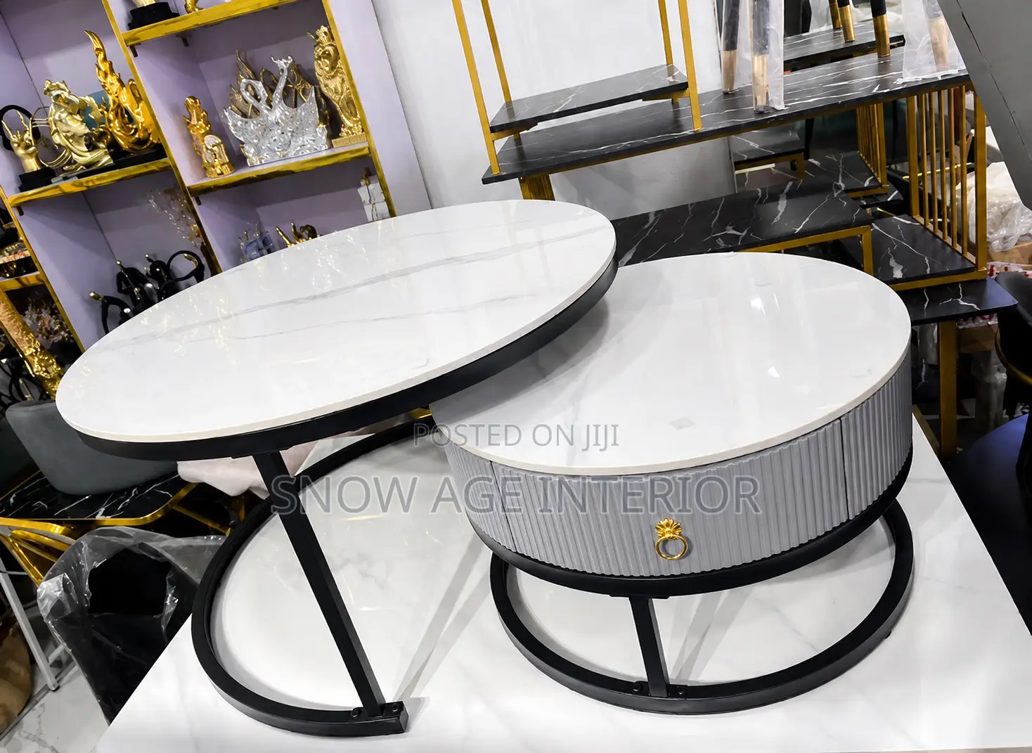 Round Nesting Coffee Table (Center Table)