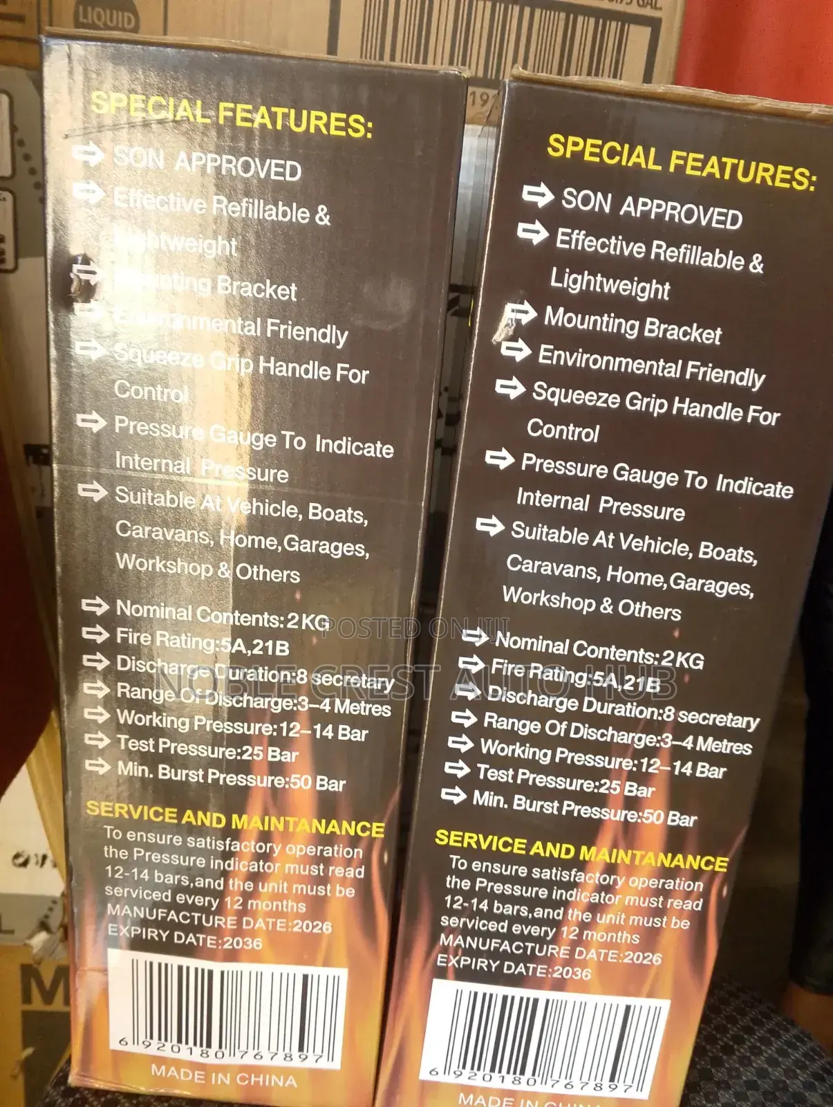 Fire Extinguisher for Car and Home
