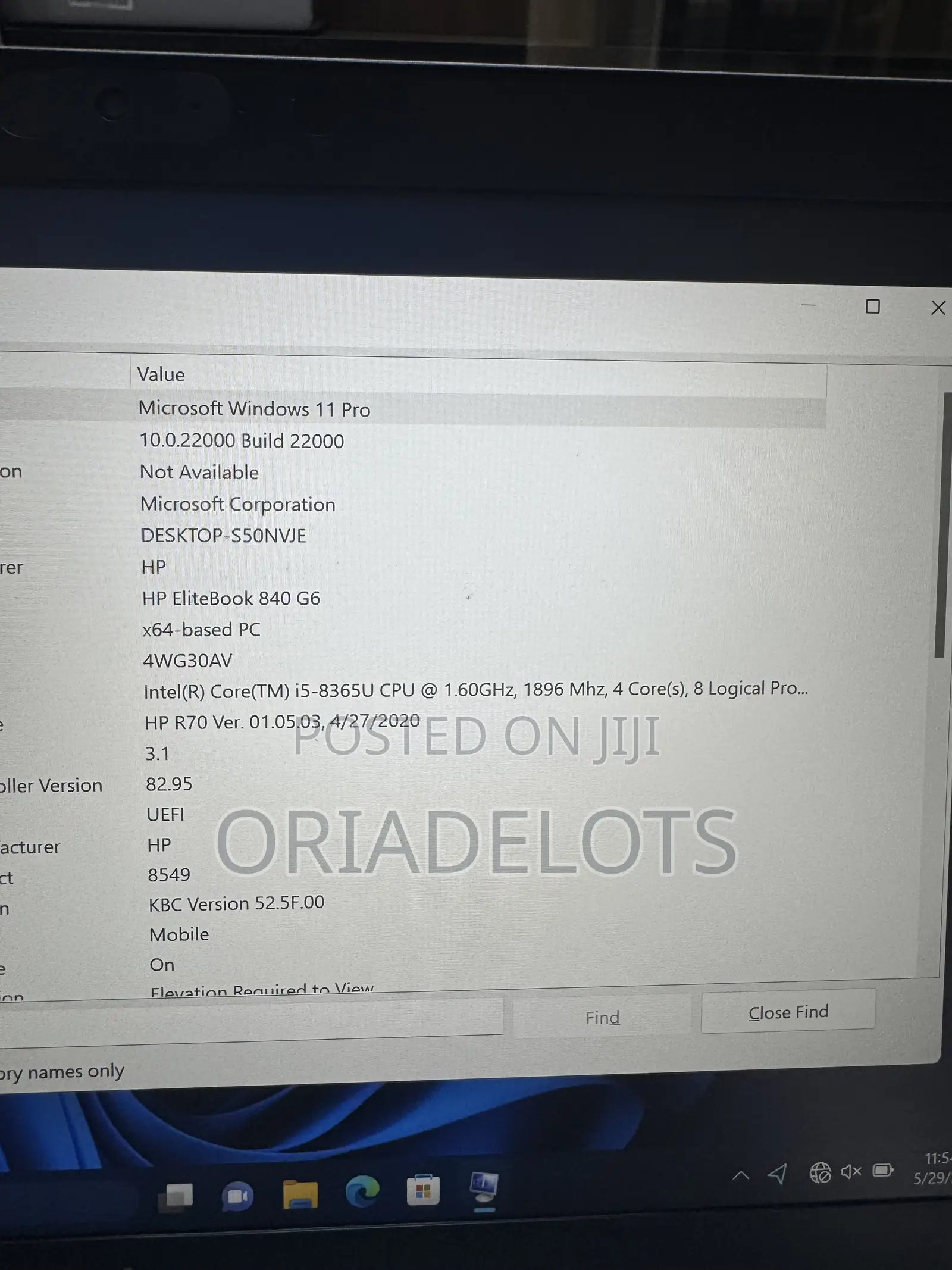 Laptop HP EliteBook 840 G6 16GB Intel Core i5 SSD 256GB