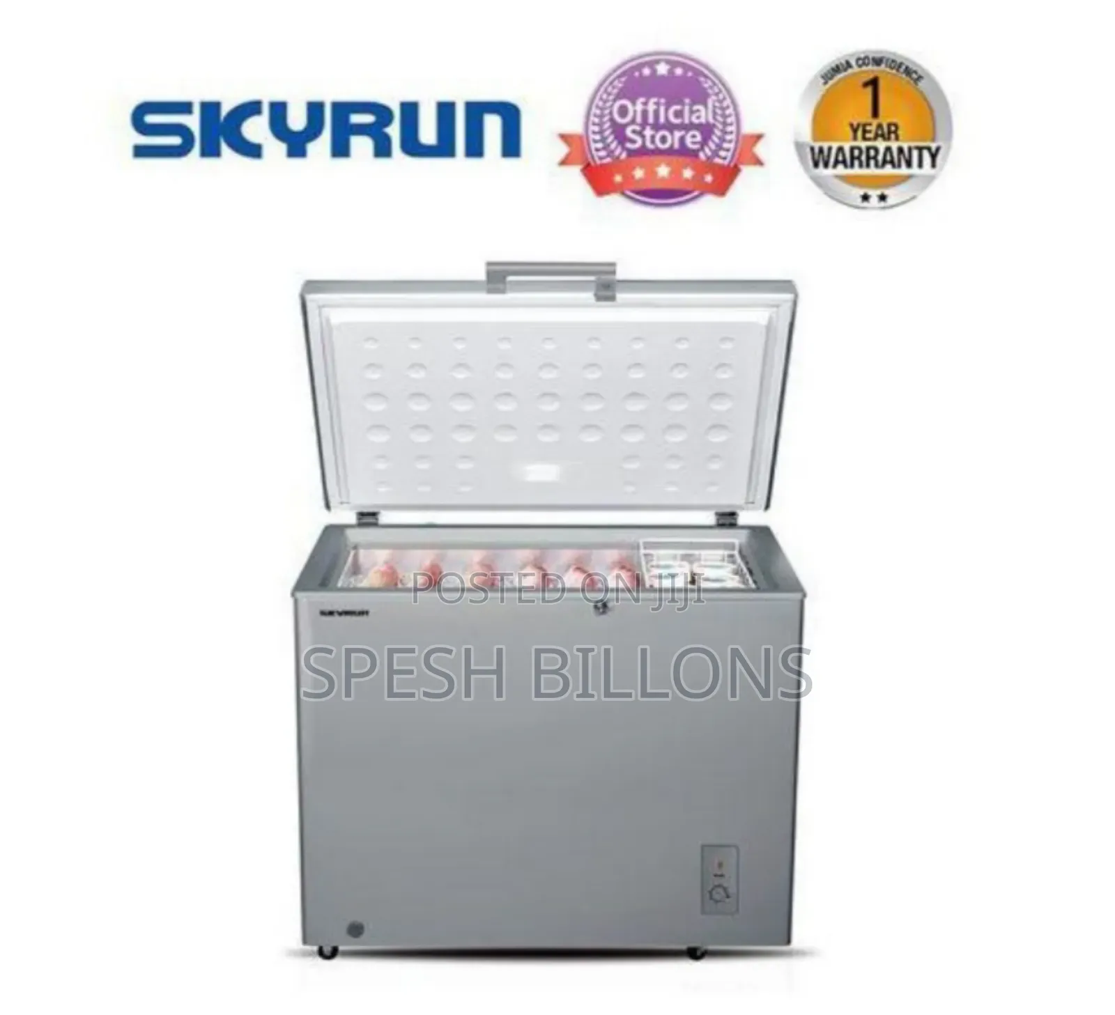 300l Skyrun Inverter Freezer, 12 Months Valid Warranty on Compressor