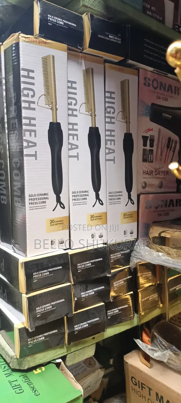 High Heat Professional Hot Comb