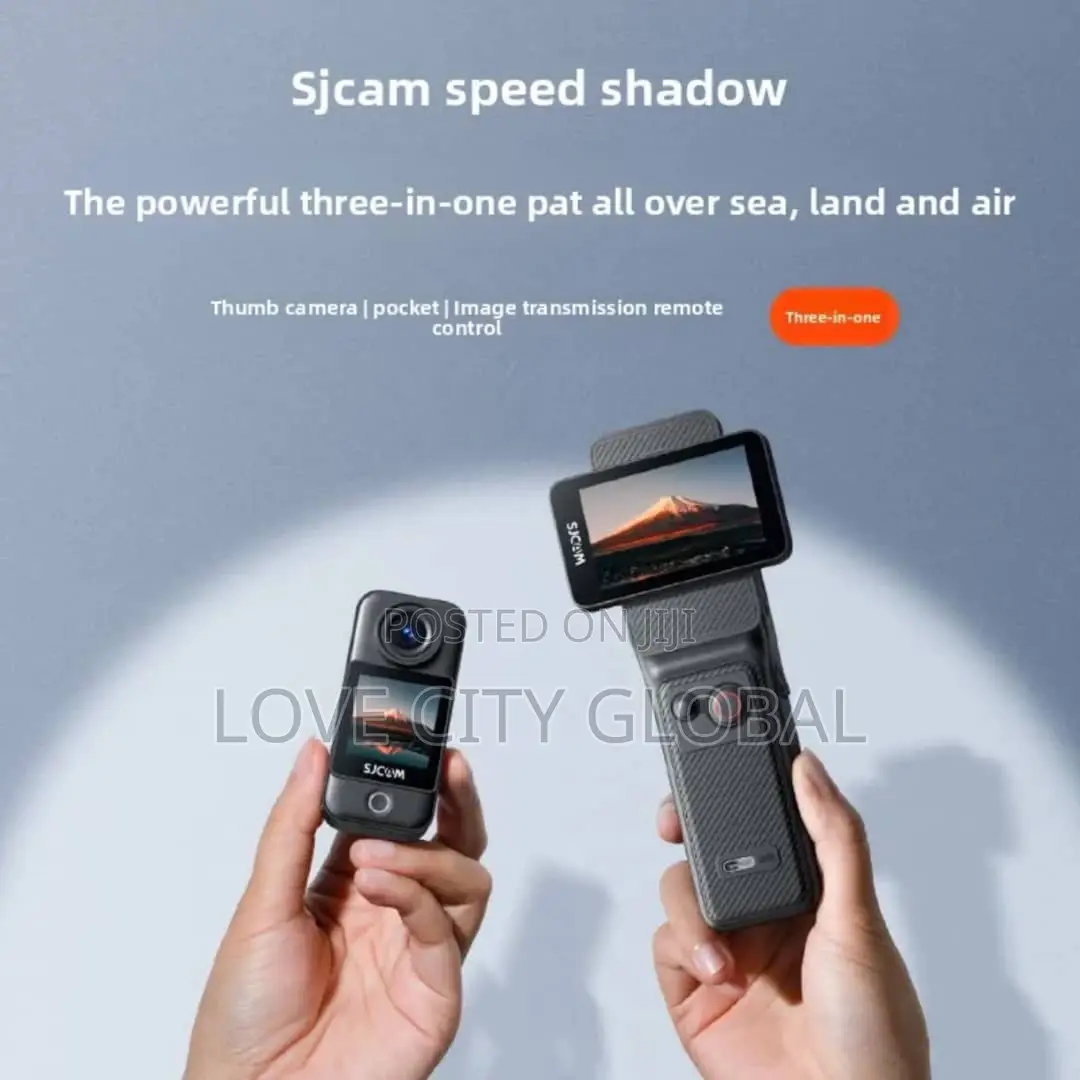 Sjcam C400 3in1 Action Camera Wearable Rotating 2.29'' Touch Screen