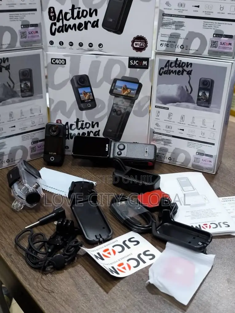 Sjcam C400 3in1 Action Camera Wearable Rotating 2.29'' Touch Screen
