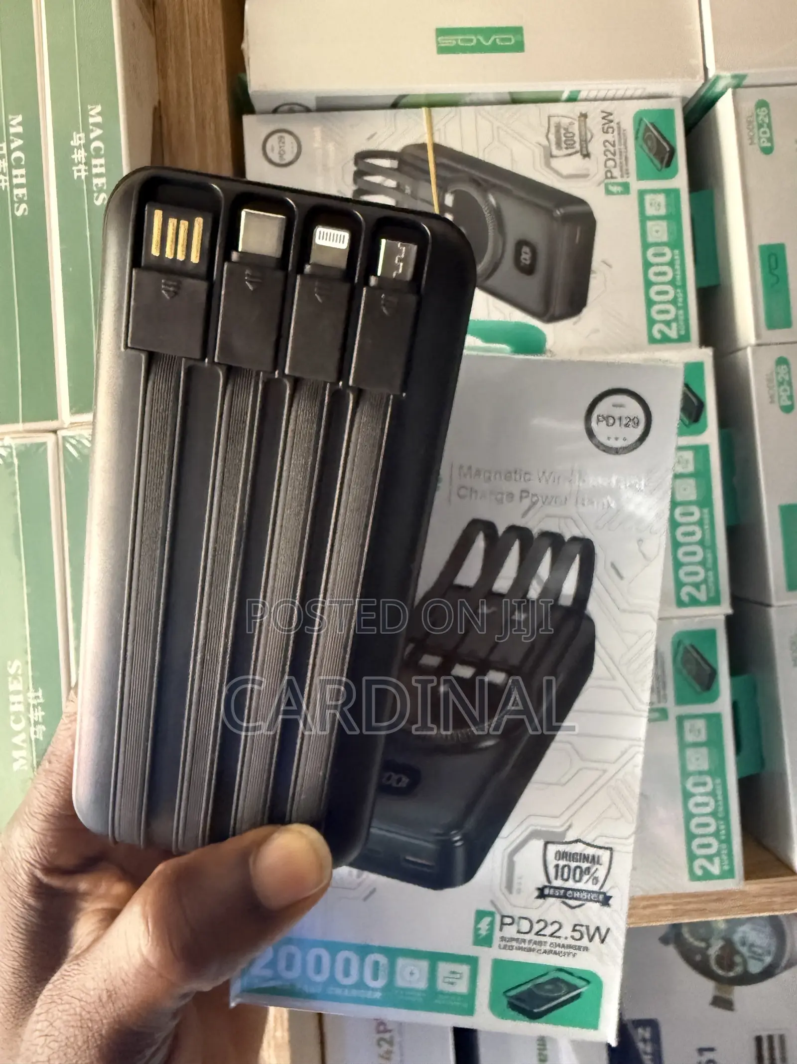 Magnetic Wireless Charging 20,000mah Powerbank