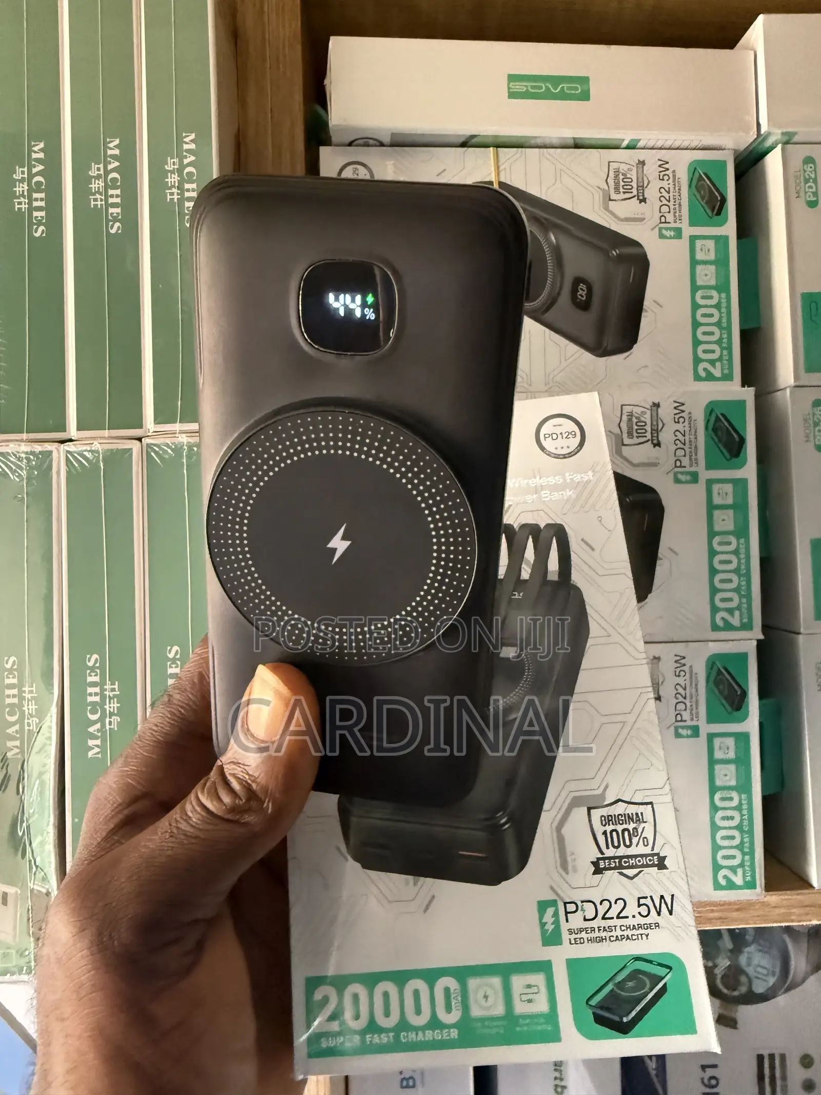 Magnetic Wireless Charging 20,000mah Powerbank