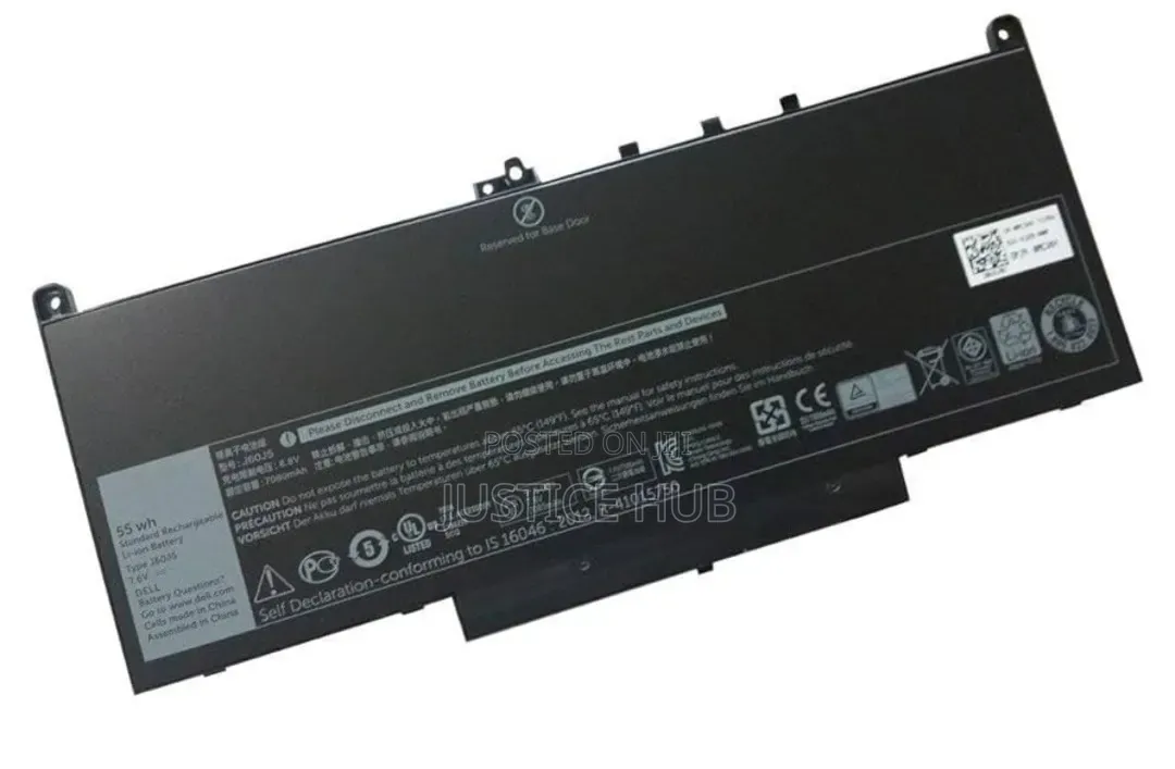 Dell Latitude J60j5 E7270 E7470 Original Laptop Battery