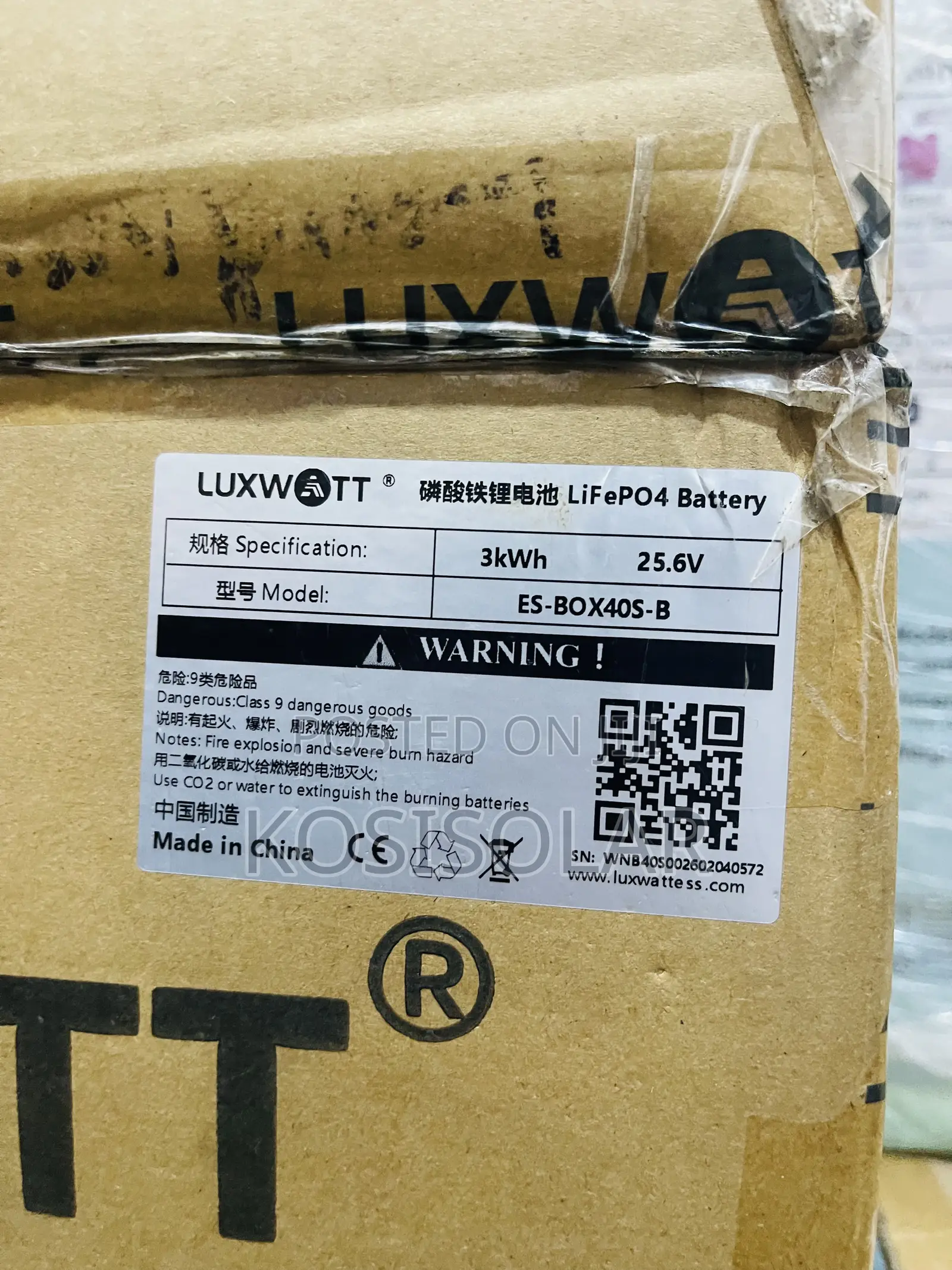 3kwh 24v Luxwatt Lithium Ion Battery